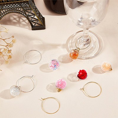 DIY Wine Glass Charms Making Kit DIY-SC0019-94-1