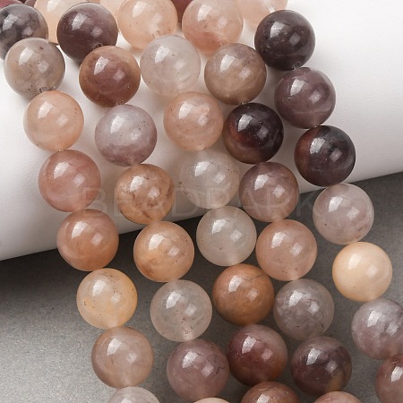 Natural Violet Strawberry Quartz Beads Strands G-T150-A08-12mm-1