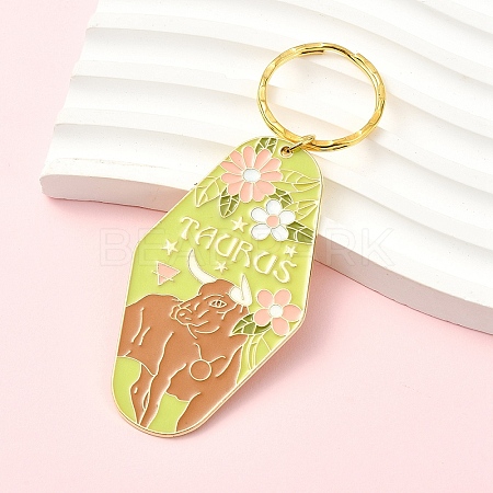 Alloy Enamel Keychains KEYC-YW00224-12-1