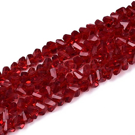 Transparent Glass Beads Strands GLAA-N018-4mm-26-1