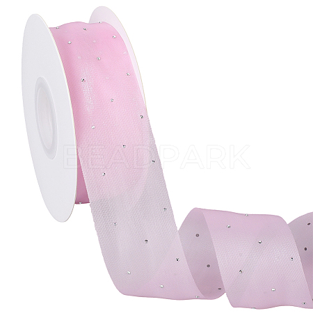 Rayon Rhinestones Ribbon OCOR-WH20050-012C-02-1