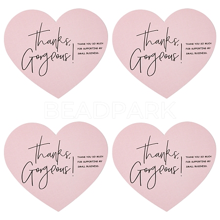 1 Bag Coated Paper Thank You Greeting Card DIY-FS0007-87-1