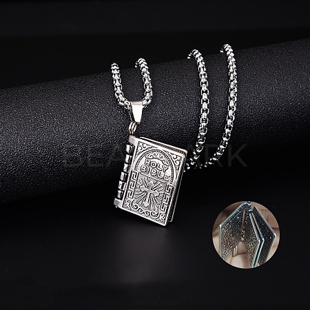 Alloy Pendant 201 Stainless Steel Chain Necklaces for Men FS-WG1D596-11-1