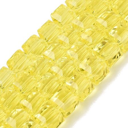 Transparent Glass Beads Strands LS-GLAA-R041-8x8mm-A01-1