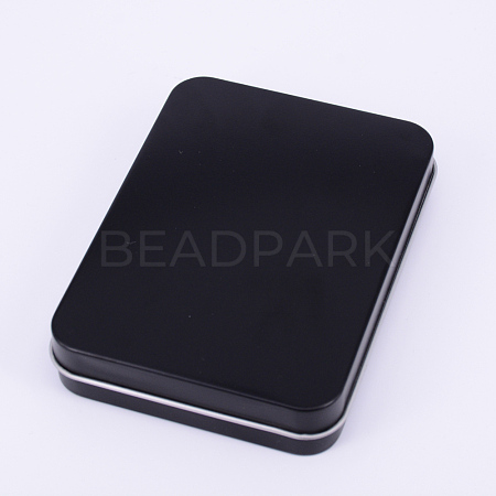 Tinplate Storage Box CON-WH0073-34-1