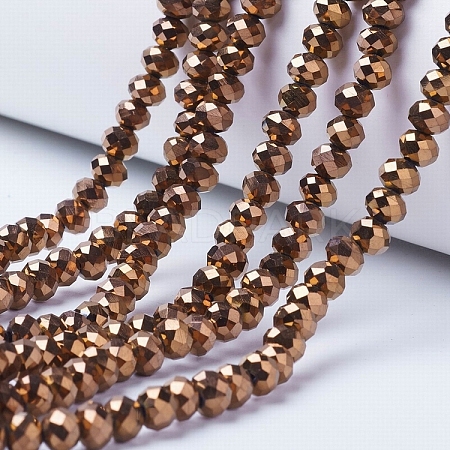 Electroplate Transparent Glass Beads Strands LS-EGLA-A034-T2mm-UA04-1