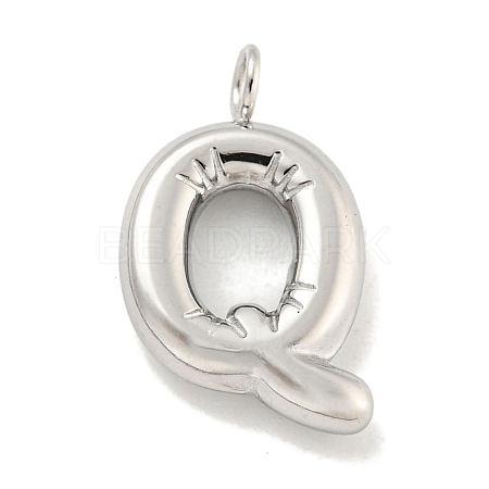 Non-Tarnish 304 Stainless Steel Pendants STAS-C102-15P-Q-1