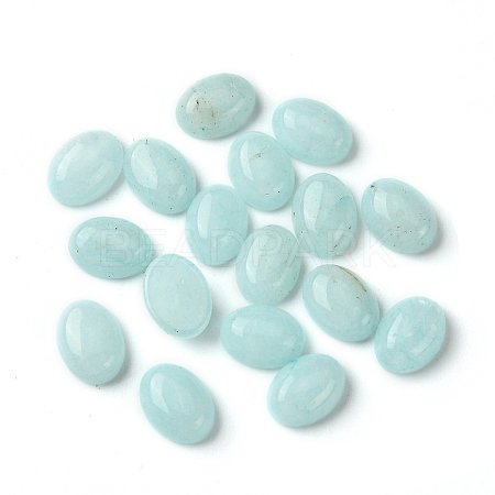 Natural White Jade Cabochons G-A094-01B-30-1