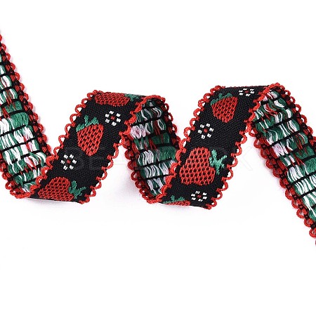 Polyester Strawberry Ribbon OCOR-T016-04A-1