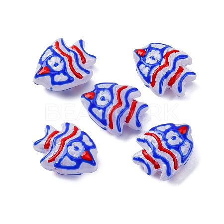 Handmade Lampwork Beads LAMP-S068-06G-1