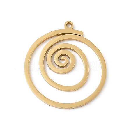 304 Stainless Steel Pendants STAS-G355-08A-G-1