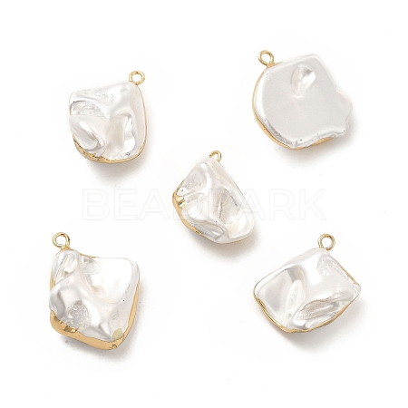 Baroque Shell Pearl Pendants PEAR-P004-61KCG-1