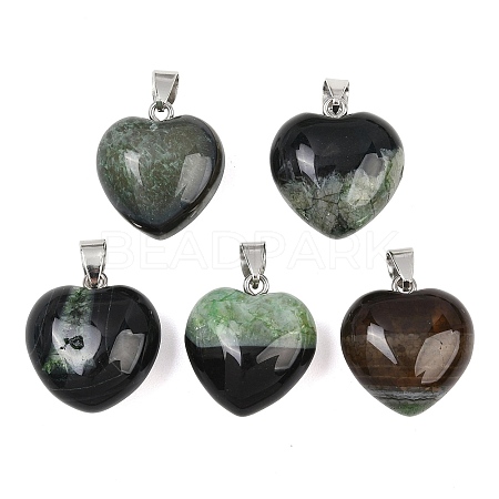 Natural Agate(Dyed & Heated) Pendants GG-K002-03C-1