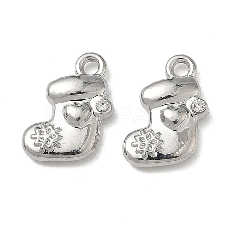 Christmas Alloy Crystal Rhinestone Pendants FIND-L026-01I-P-1