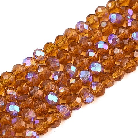 Electroplate Glass Beads Strands EGLA-A044-T3mm-L04-1