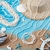 Natural Shell Beaded Long Necklaces for Women LS-AJEW-WH0460-131A-2