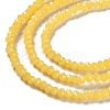 Baking Paint Imitation Jade Glass Bead Strands DGLA-A034-J4MM-A30-4