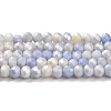 Faceted Electroplated Glass Beads Strands GLAA-C023-02-C15-5