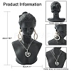 Stereoscopic Plastic Jewelry Necklace Display Busts NDIS-N003-01-5