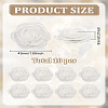 10Pcs Polyester Embroider Thread Iron on/Sew On Patches PATC-LP0001-27-2