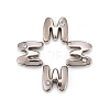 Letter Slider Beads for Watch Band Bracelet Making ALRI-O012-M-NR-1