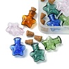 10Pcs 5 Colors Mini High Borosilicate Glass Bottle Bead Containers GLAA-FS0001-70-3