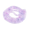 Ombre Effect Dyed Glass Beads Strands X-GLAA-Q106-05A-A11-2