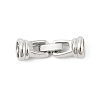 Brass Fold Over Clasps KK-U059-11P-1