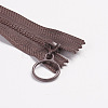 Resin Close End Zippers FIND-WH0052-44M-3