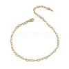 Brass Heart Link Bracelets for Women BJEW-G735-07G-01-4