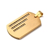 304 Stainless Steel Pendants STAS-F323-06G-2