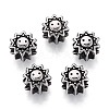 304 Stainless Steel European Style Large Hole Beads STAS-T072-114AS-1