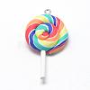 Handmade Polymer Clay Big Pendants CLAY-Q240-007P-1