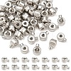 50Pcs Brass Crimp Beads KK-YW0003-69P-1