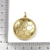 Brass Enamel & Micro Pave Cubic Zirconia Pendants KK-M322-06G-02-3