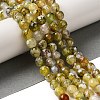 Dyed & Heated Natural Fire Crackle Agate Beads Strands G-P539-C01-01-2