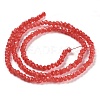 Baking Paint Imitation Jade Glass Bead Strands DGLA-A034-J2MM-A32-5