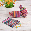   Ethnic Style Cloth Packing Pouches Drawstring Bags ABAG-PH0002-35-6