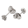 Non-Tarnish 304 Stainless Steel Stud Earrings EJEW-Z022-10P-2