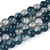 Transparent Crackle Glass Bead Strands GLAA-T025-8mm-02D-1