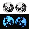 Fluorescent Glass Cabochons GGLA-T004-12A-5