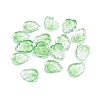 Two-Tone Transparent Glass Charms X-GLAA-H016-15I-1