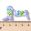 Painted Glass Beads Enamel Beads X1-BLOW-D300-01E-3