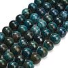 Natural Chrysocolla Beads Strands G-G475-A03-10mm-2