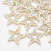 ABS Plastic Imitation Pearl Pendants PALLOY-T071-066-1