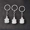 Natural Quartz Crystal Keychains KEYC-P011-04P-11-1