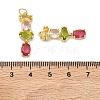 Brass Micro Pave Cubic Zirconia Pendants KK-H259-12A-G02-3