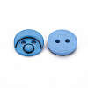 2-Hole Plastic Buttons BUTT-N018-014-2