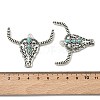 Bohemian Synthetic Turquoise Cattle Pendants FIND-Z112-01AS-4