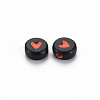 Opaque Black Acrylic Beads MACR-S273-40-3